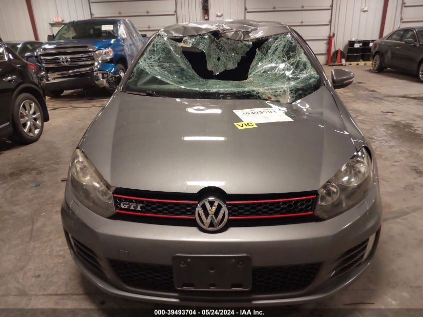 2012 Volkswagen Gti 2-Door VIN: WVWFD7AJ1CW219534 Lot: 39493704