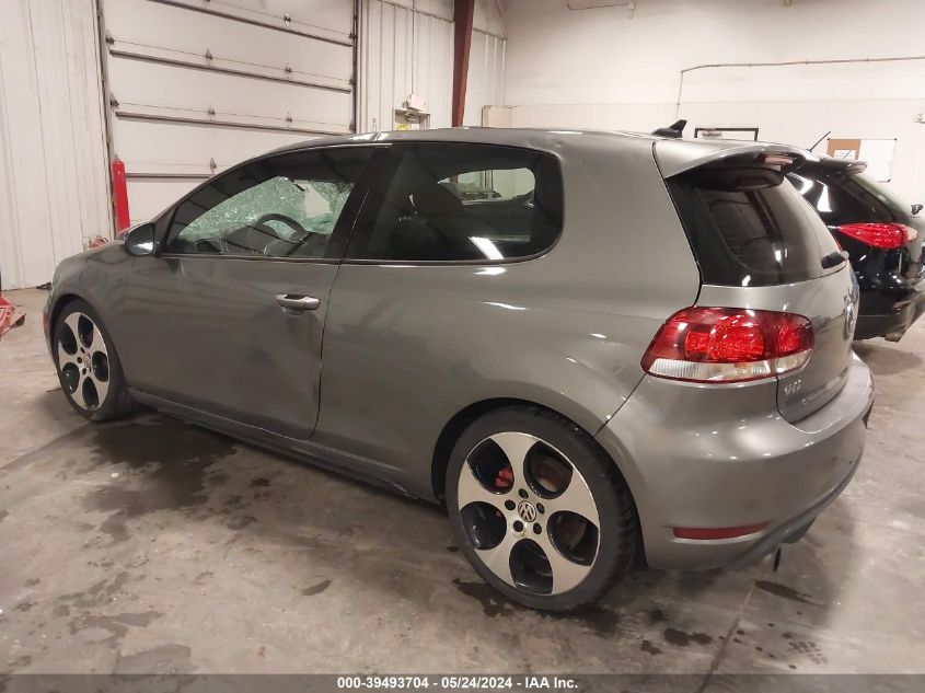 2012 Volkswagen Gti 2-Door VIN: WVWFD7AJ1CW219534 Lot: 39493704