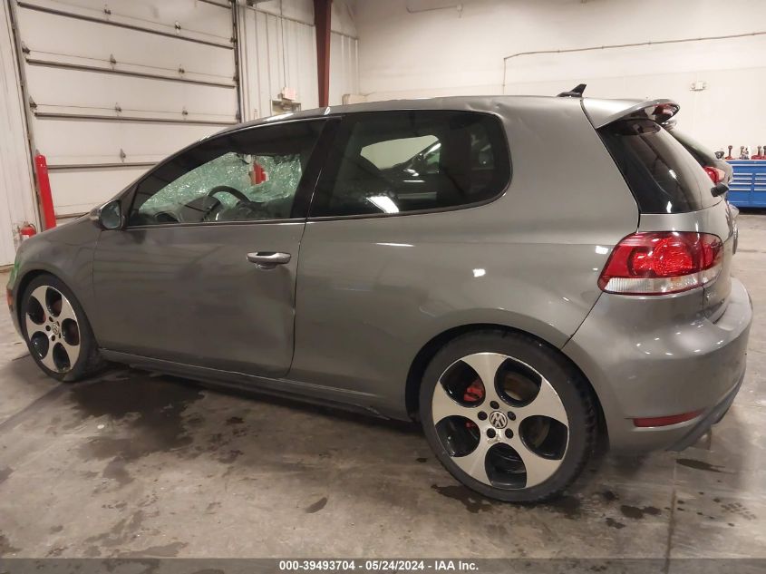 2012 Volkswagen Gti 2-Door VIN: WVWFD7AJ1CW219534 Lot: 39493704