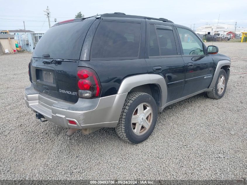 2002 Chevrolet Trailblazer Ltz VIN: 1GNDT13S922316961 Lot: 39493706