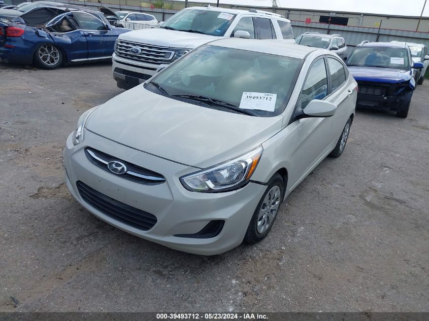 2016 Hyundai Accent Se VIN: KMHCT4AE1GU108387 Lot: 39493712