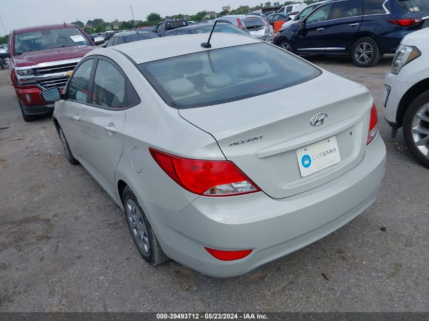 2016 Hyundai Accent Se VIN: KMHCT4AE1GU108387 Lot: 39493712