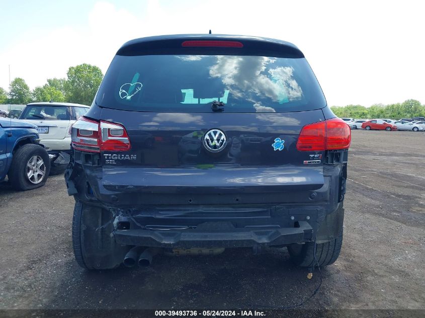 2016 Volkswagen Tiguan Sel VIN: WVGBV7AX4GW535317 Lot: 39493736