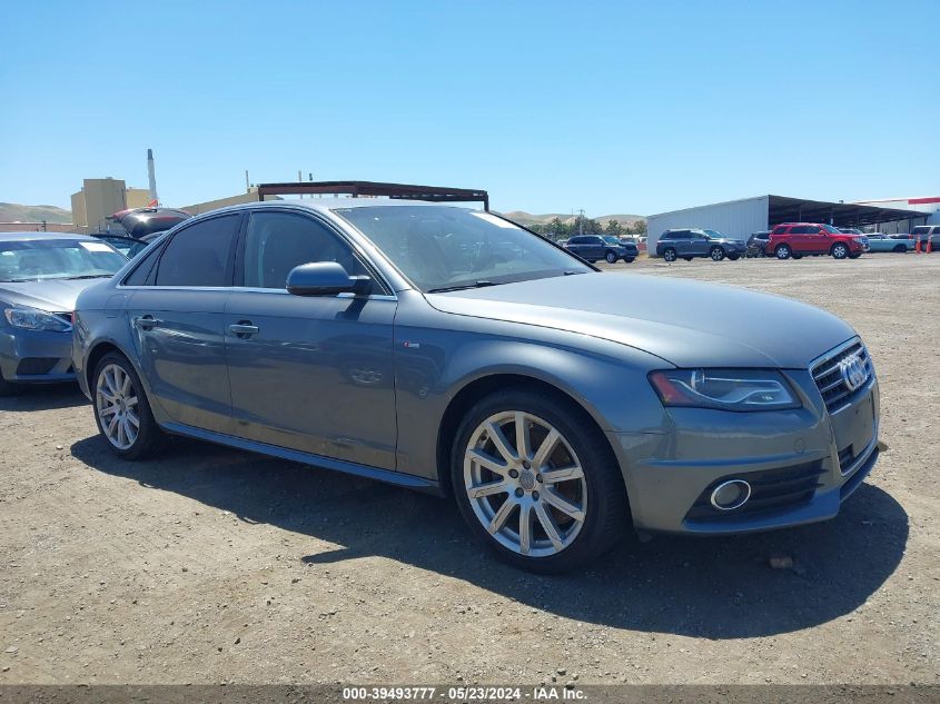 2012 Audi A4 2.0T Premium VIN: WAUEFAFL3CN015947 Lot: 39493777