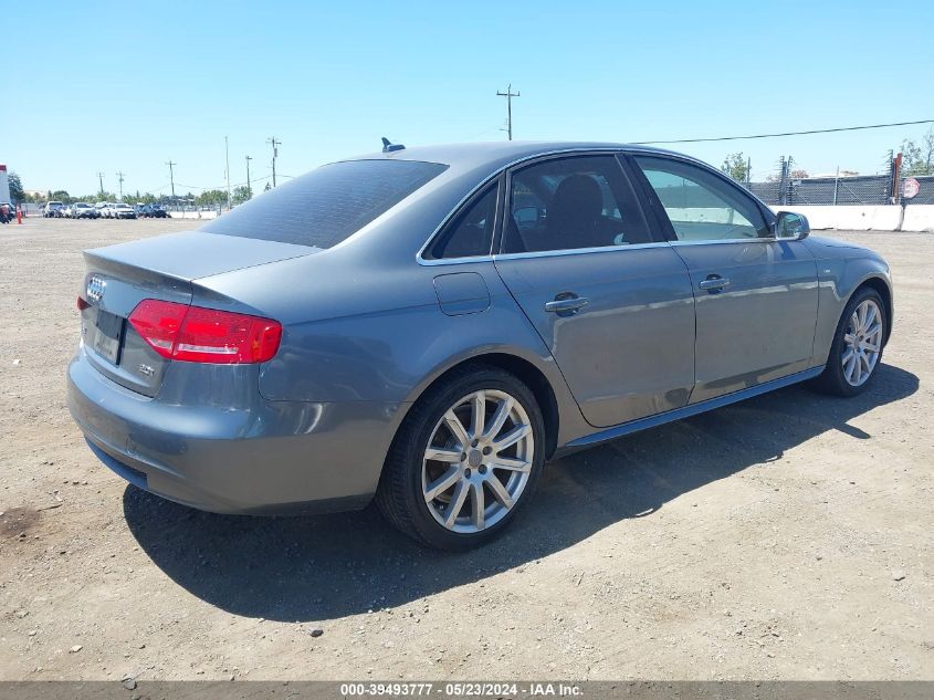 2012 Audi A4 2.0T Premium VIN: WAUEFAFL3CN015947 Lot: 39493777