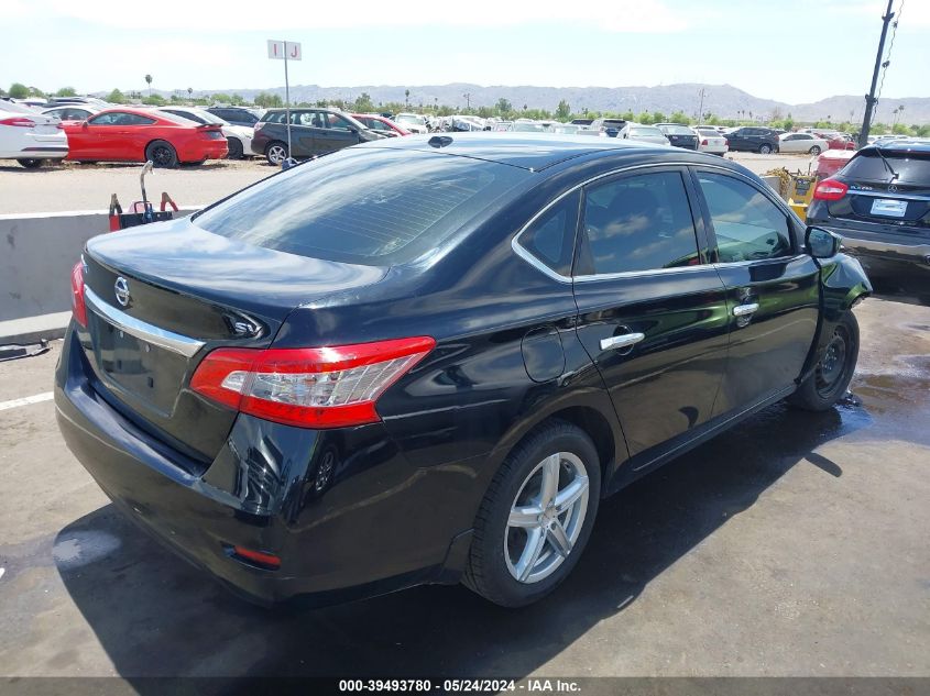 2015 Nissan Sentra Sv VIN: 3N1AB7AP4FL676307 Lot: 39493780