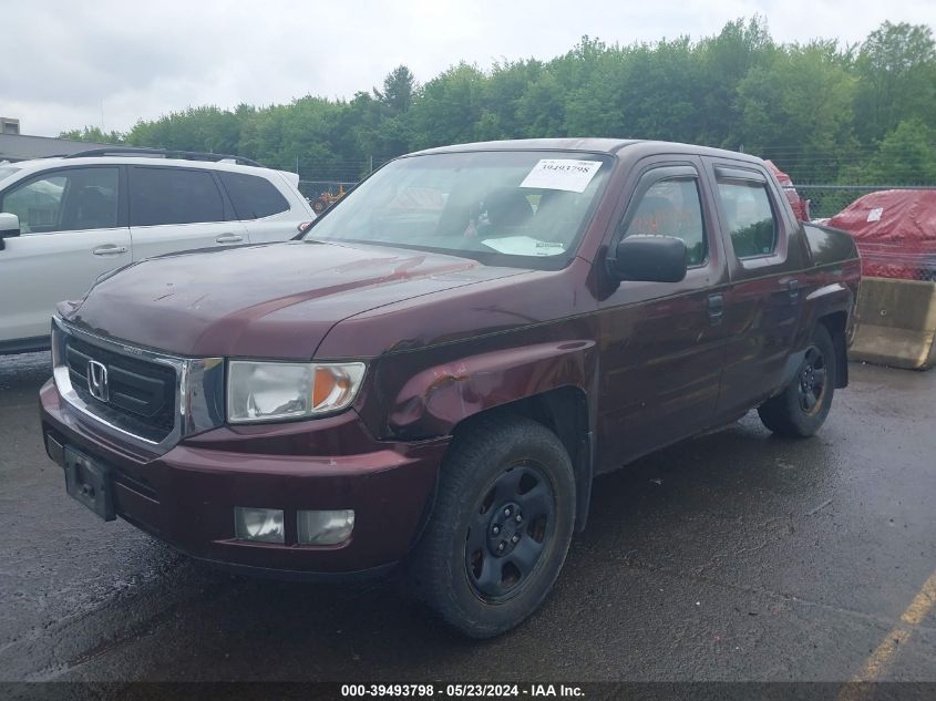 2009 Honda Ridgeline Rt VIN: 2HJYK16259H501840 Lot: 39493798