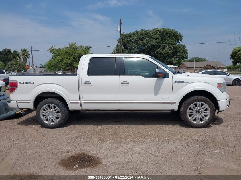 2013 Ford F-150 Platinum VIN: 1FTFW1ETXDFA52885 Lot: 39493801
