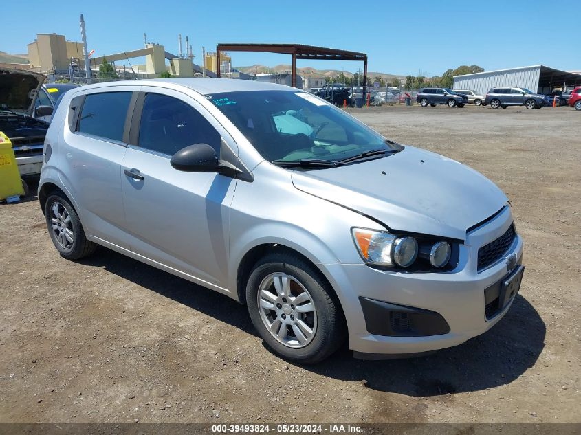 2013 Chevrolet Sonic Lt Auto VIN: 1G1JC6SG5D4227166 Lot: 39493824