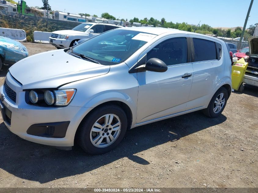 2013 Chevrolet Sonic Lt Auto VIN: 1G1JC6SG5D4227166 Lot: 39493824