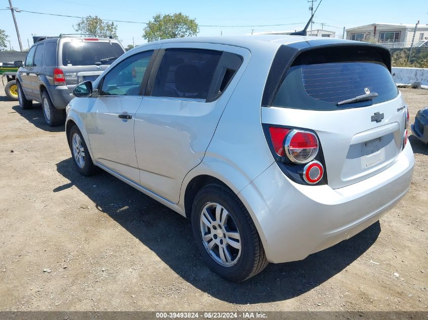 2013 Chevrolet Sonic Lt Auto VIN: 1G1JC6SG5D4227166 Lot: 39493824