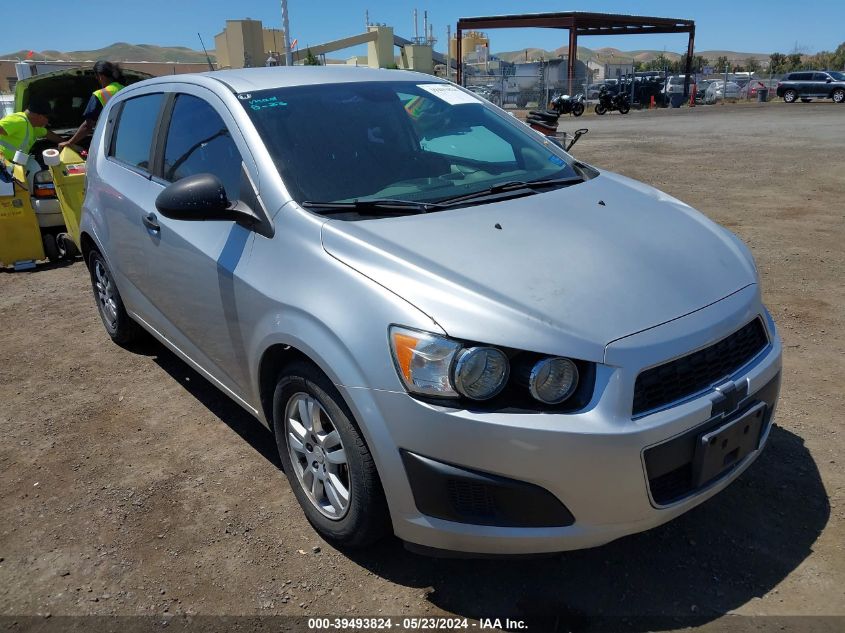 2013 Chevrolet Sonic Lt Auto VIN: 1G1JC6SG5D4227166 Lot: 39493824