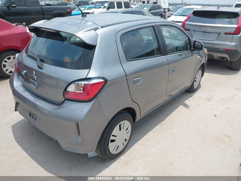 VIN ML32AUHJ2NH003598 2022 MITSUBISHI MIRAGE ES/LE