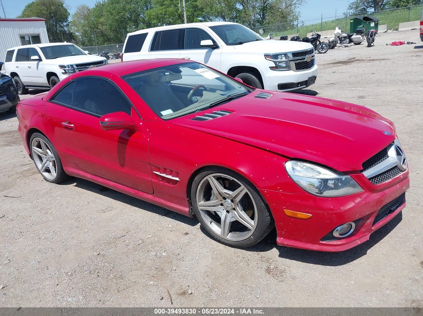 2009 Mercedes-Benz Sl 550 VIN: WDBSK71F49F153293 Lot: 39493830