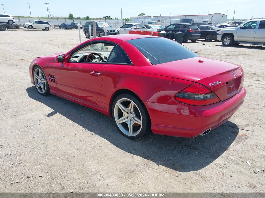 2009 Mercedes-Benz Sl 550 VIN: WDBSK71F49F153293 Lot: 39493830