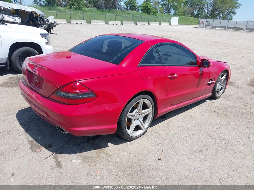 2009 Mercedes-Benz Sl 550 VIN: WDBSK71F49F153293 Lot: 39493830