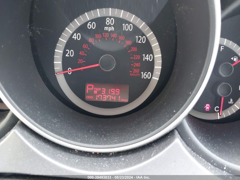 2009 Kia Optima Lx VIN: KNAGE228895282450 Lot: 39493833