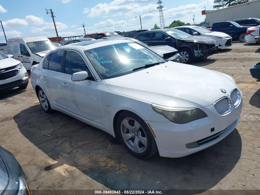 2008 BMW 528I VIN: WBANU53508CT07609 Lot: 39493845