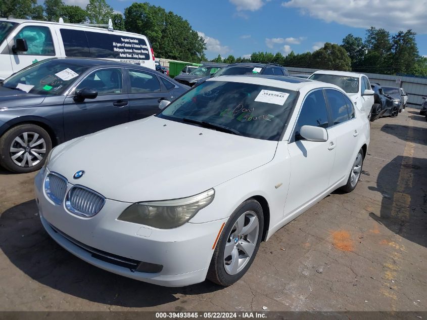 2008 BMW 528I VIN: WBANU53508CT07609 Lot: 39493845