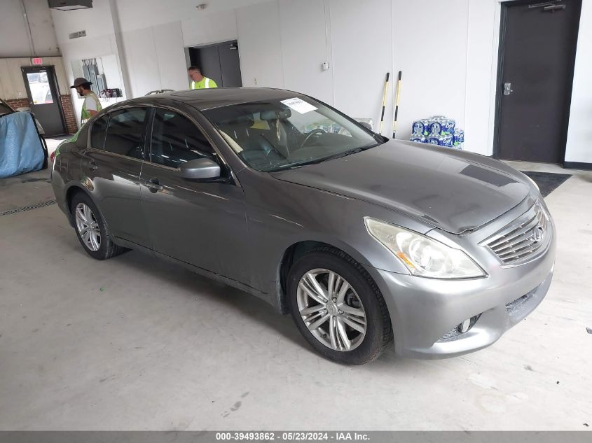 2011 Infiniti G37X VIN: JN1CV6AR6BM411237 Lot: 39493862