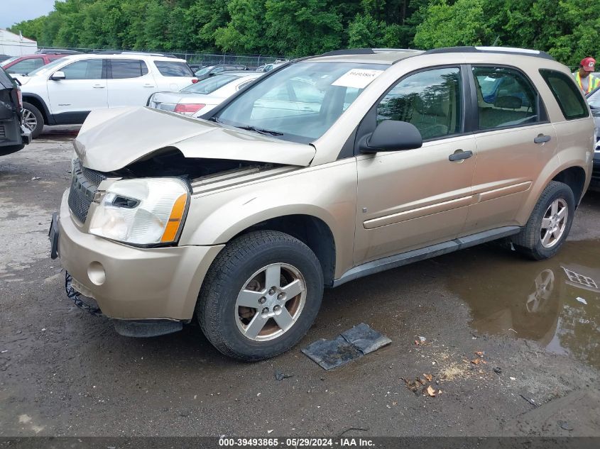 2008 Chevrolet Equinox Ls VIN: 2CNDL23F786072851 Lot: 39493865