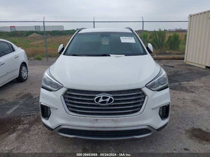 2017 Hyundai Santa Fe Limited VIN: KM8SN4HF0HU246329 Lot: 39493869