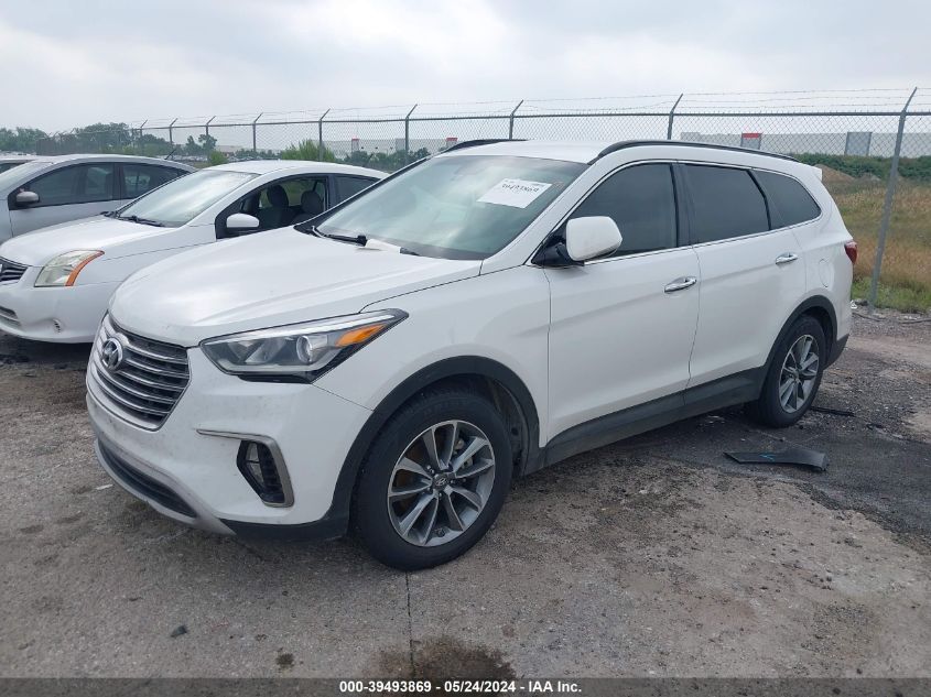 2017 Hyundai Santa Fe Limited VIN: KM8SN4HF0HU246329 Lot: 39493869