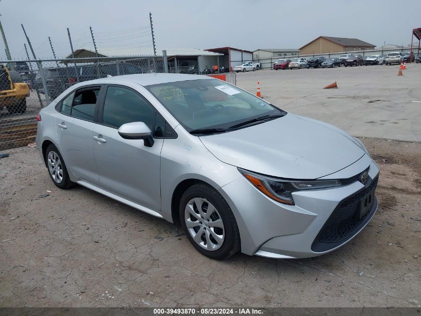 2021 Toyota Corolla Le VIN: 5YFEPMAE2MP256915 Lot: 39493870