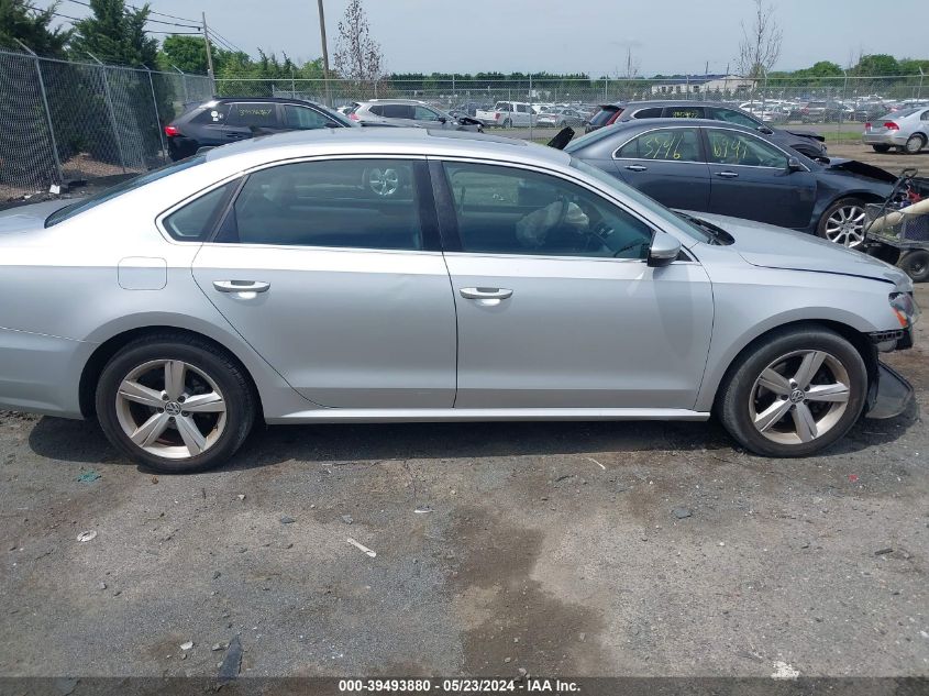 2012 Volkswagen Passat 2.5L Se VIN: 1VWBP7A3XCC050412 Lot: 39493880