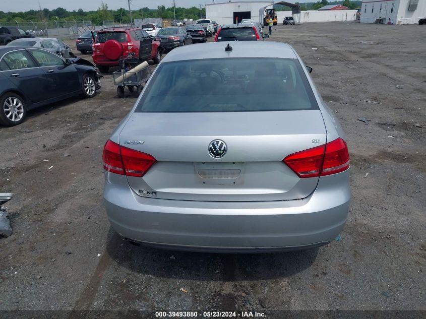 2012 Volkswagen Passat 2.5L Se VIN: 1VWBP7A3XCC050412 Lot: 39493880