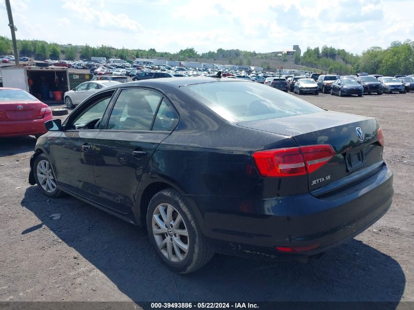 2015 Volkswagen Jetta 1.8T Se VIN: 3VWD17AJ2FM348514 Lot: 39493886