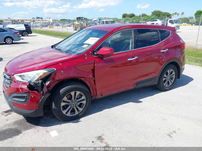 2015 Hyundai Santa Fe Sport 2.4L VIN: 5XYZT3LB2FG250825 Lot: 39493889