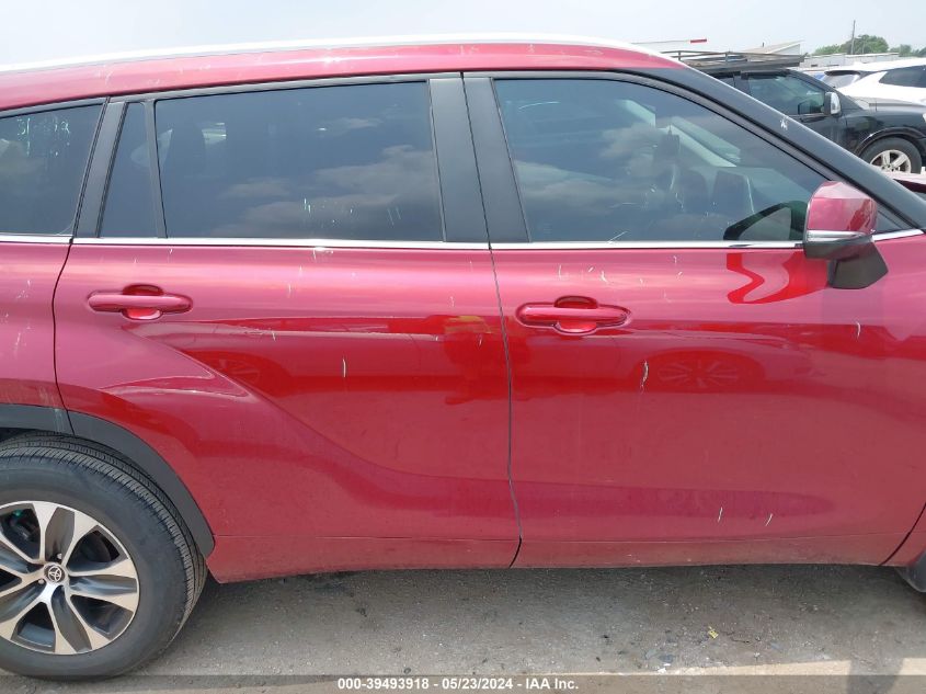 2023 Toyota Highlander Xle VIN: 5TDKDRAH5PS031869 Lot: 39493918