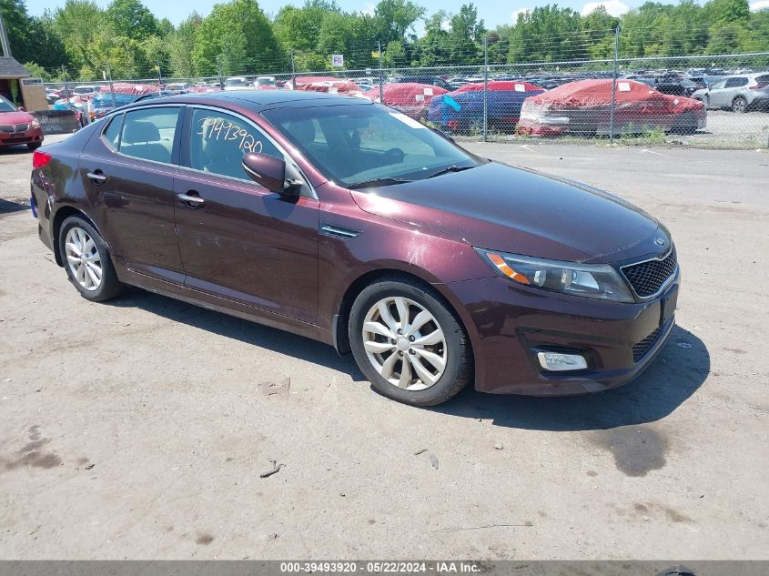 2015 Kia Optima Ex VIN: 5XXGN4A76FG381928 Lot: 39493920