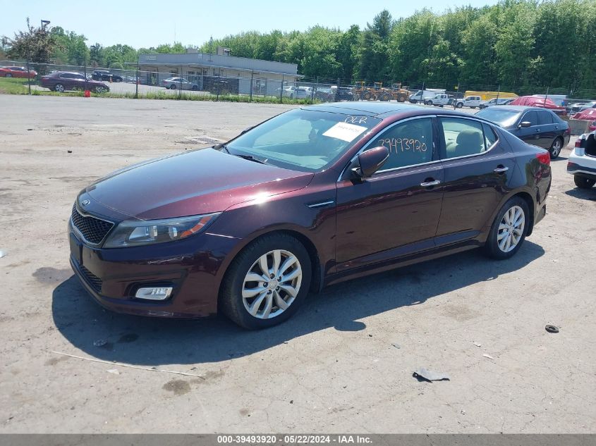 2015 Kia Optima Ex VIN: 5XXGN4A76FG381928 Lot: 39493920