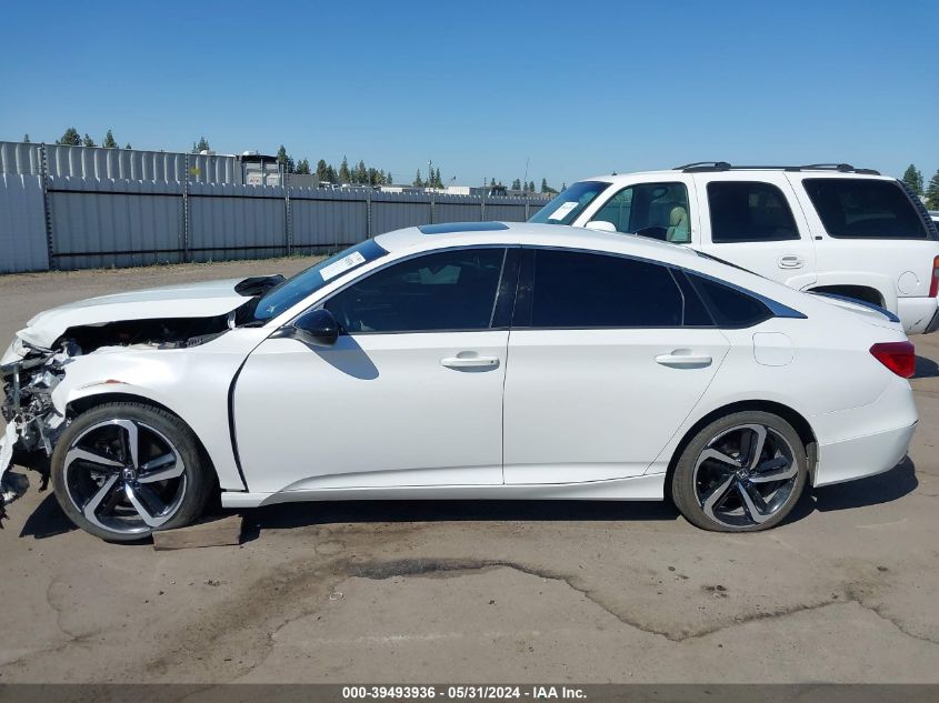 2021 Honda Accord Sport 2.0T VIN: 1HGCV2F39MA010023 Lot: 39493936