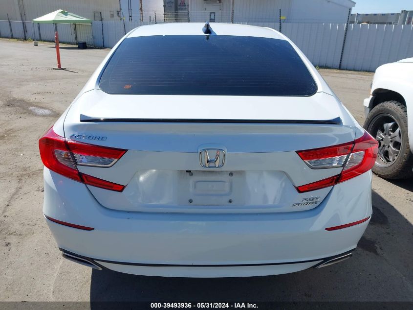 2021 Honda Accord Sport 2.0T VIN: 1HGCV2F39MA010023 Lot: 39493936