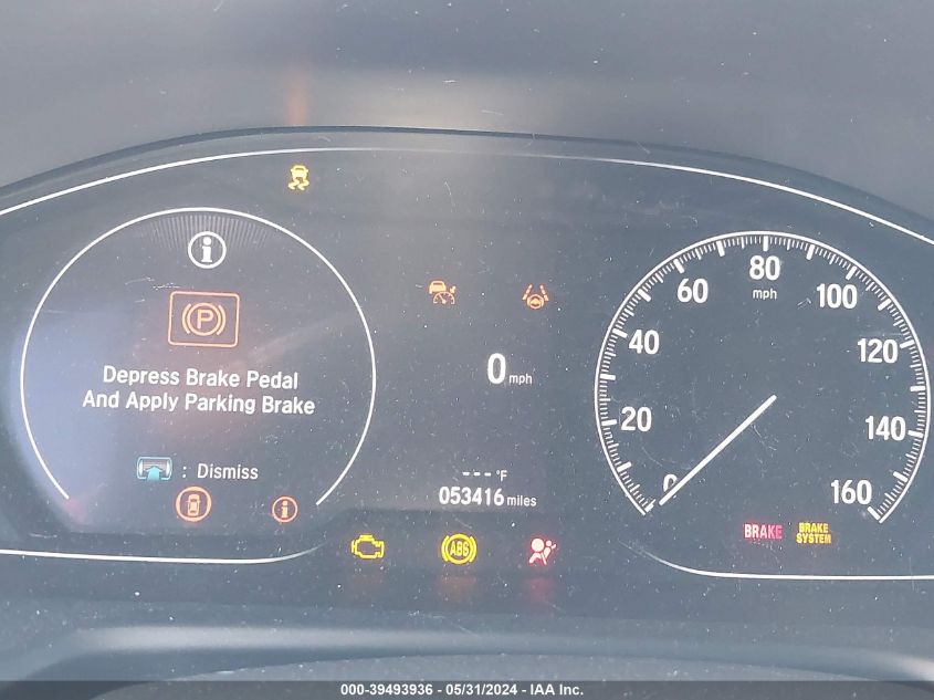 2021 Honda Accord Sport 2.0T VIN: 1HGCV2F39MA010023 Lot: 39493936