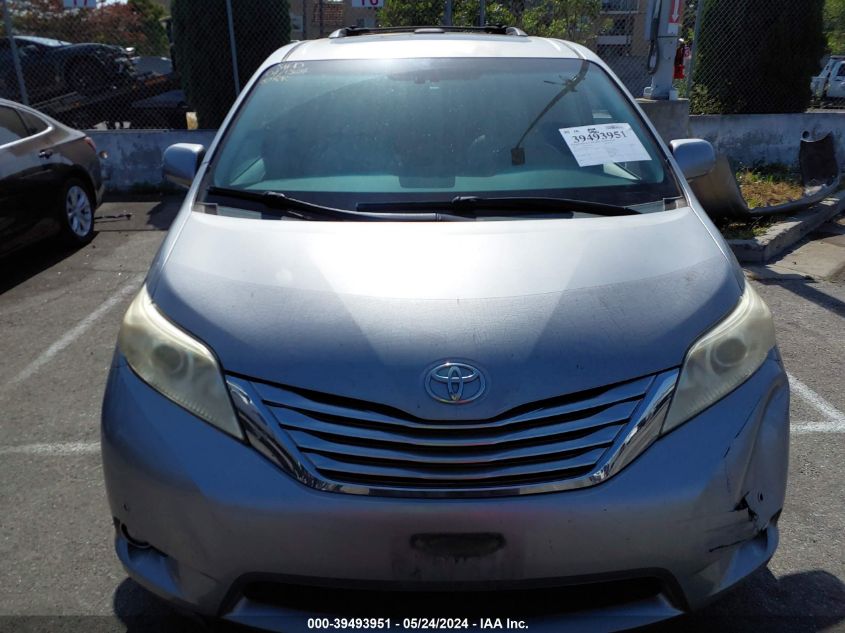 2012 Toyota Sienna Limited V6 7 Passenger VIN: 5TDYK3DC8CS253751 Lot: 39493951