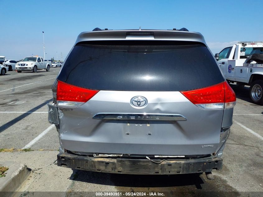 2012 Toyota Sienna Limited V6 7 Passenger VIN: 5TDYK3DC8CS253751 Lot: 39493951