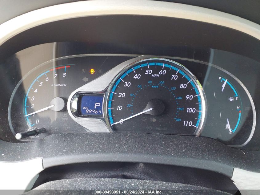 2012 Toyota Sienna Limited V6 7 Passenger VIN: 5TDYK3DC8CS253751 Lot: 39493951