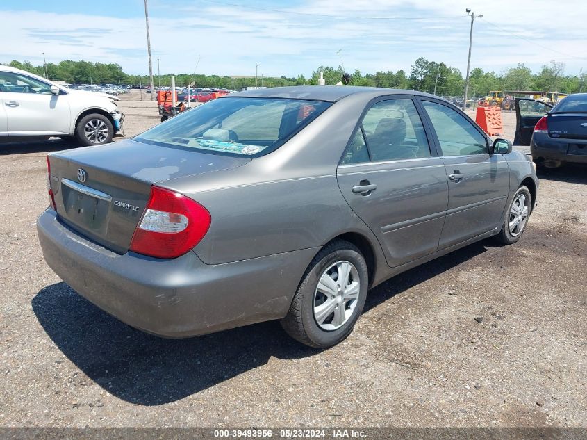 2003 Toyota Camry Le VIN: 4T1BE32K43U718119 Lot: 39493956