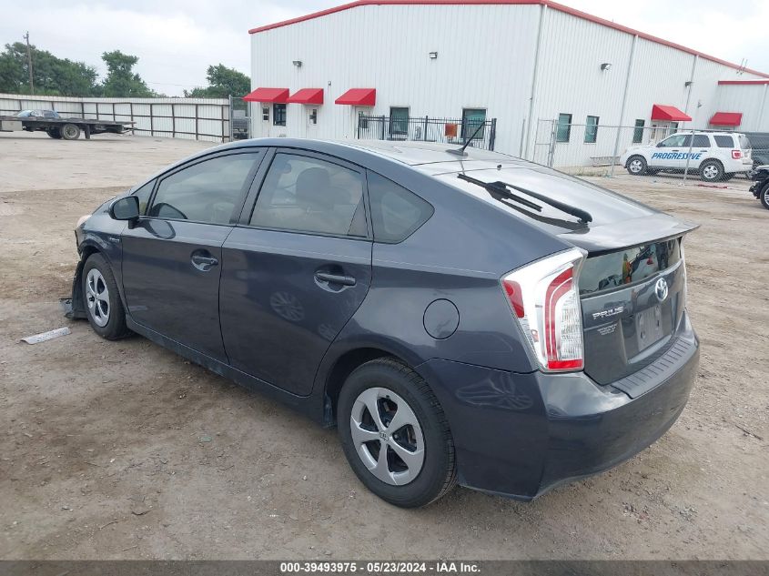 2012 Toyota Prius Three VIN: JTDKN3DU1C5497446 Lot: 39493975