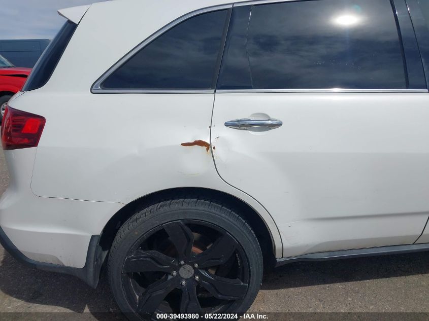 2012 Acura Mdx Technology Package VIN: 2HNYD2H44CH501459 Lot: 39493980