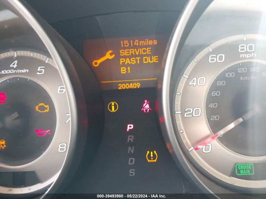 2012 Acura Mdx Technology Package VIN: 2HNYD2H44CH501459 Lot: 39493980