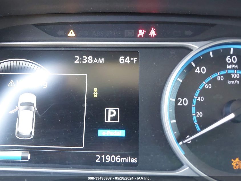 2019 Nissan Leaf S VIN: 1N4AZ1CP6KC303624 Lot: 39493987