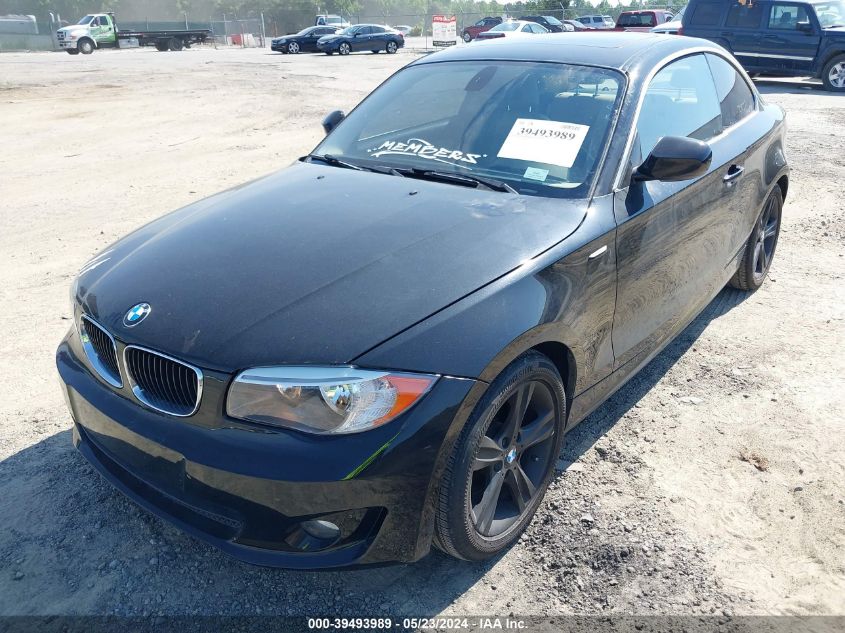 2012 BMW 128I VIN: WBAUP7C59CVP24027 Lot: 39493989