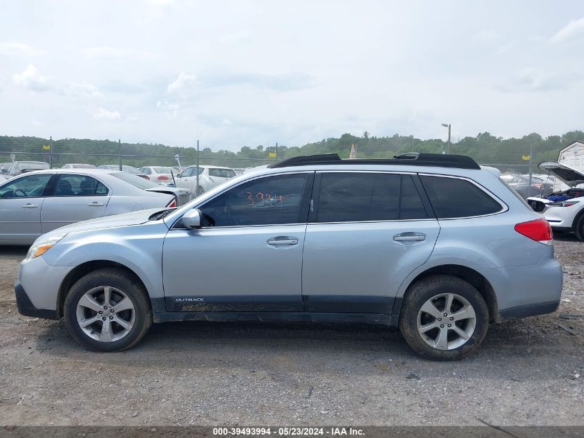 2013 Subaru Outback 2.5I Premium VIN: 4S4BRBGC1D3301287 Lot: 39493994