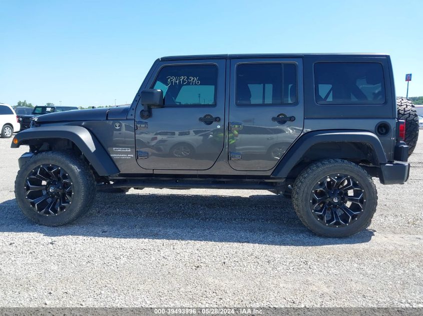 2017 Jeep Wrangler Unlimited Sport 4X4 VIN: 1C4BJWDG3HL732438 Lot: 39493996