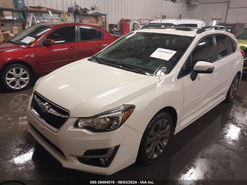 2015 Subaru Impreza 2.0I Sport Premium VIN: JF1GPAU63FH302817 Lot: 39494019